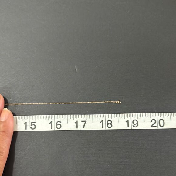 10k Gold Necklace with a Heart ( I love you mom) gold plated necklace - Picture 6 of 7